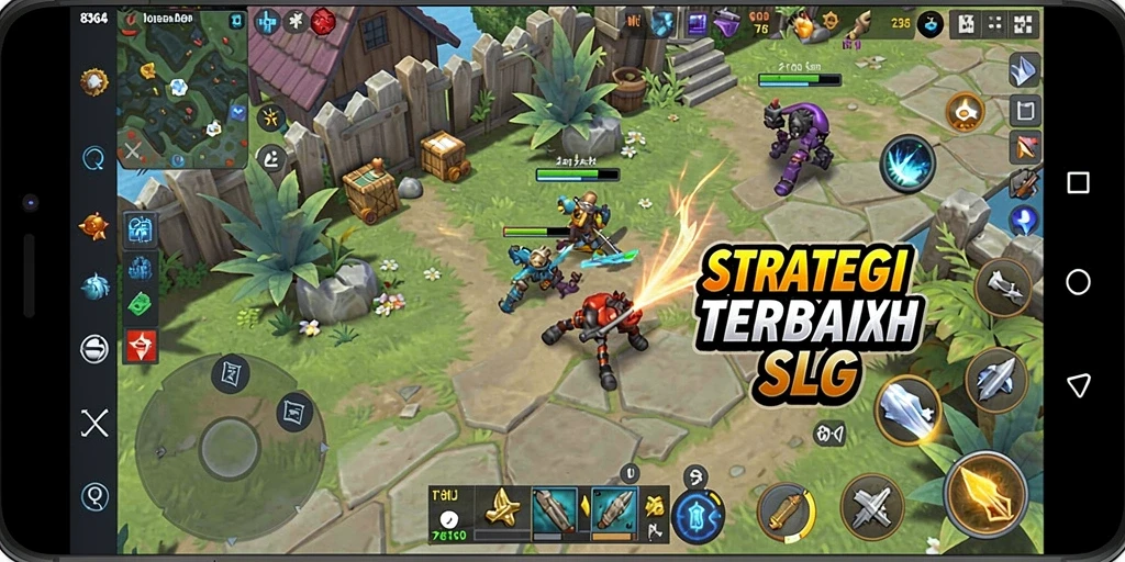 Tangkapan layar utama menunjukkan gameplay intensif dalam 8364.