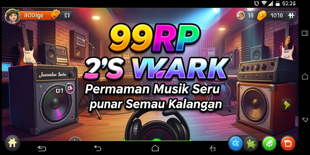 Tampilan gameplay 99RP yang penuh warna dan interaktif.
