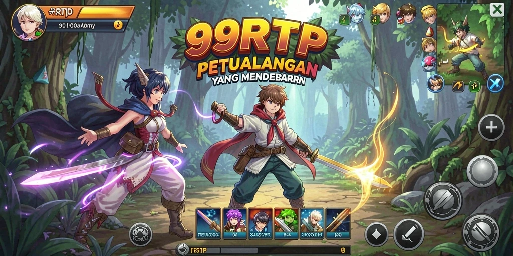Screenshot gameplay 99RTP menampilkan aksi karakter Anime yang dinamis.