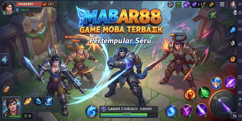Tampilan gameplay MABAR88 yang seru dan dinamis.