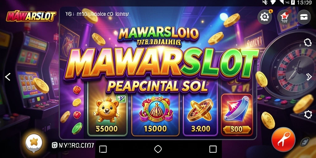 Screenshot gameplay MAWARSLOT dengan visual slot yang mengesankan.