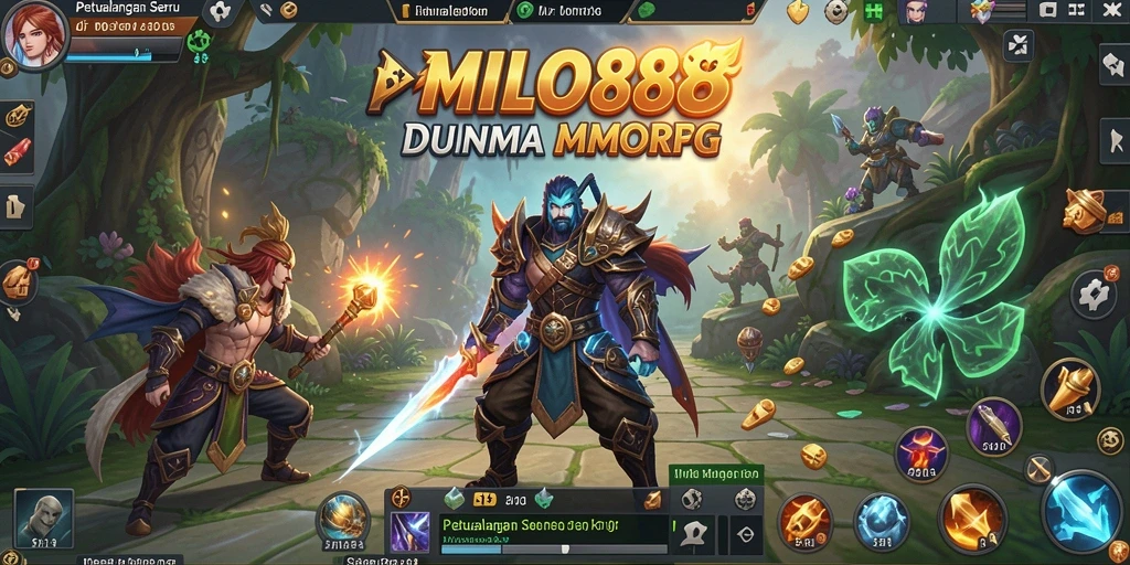 Tangkapan layar dari gameplay <strong>MILO88</strong> yang menampilkan karakter beraksi dalam pertempuran.