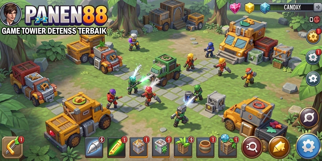 Gameplay seru Tower Defense di PANEN88 yang menantang.