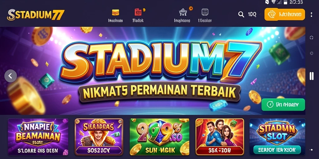 Screenshot permainan STADIUM77 menampilkan keseruan gameplay Slot.