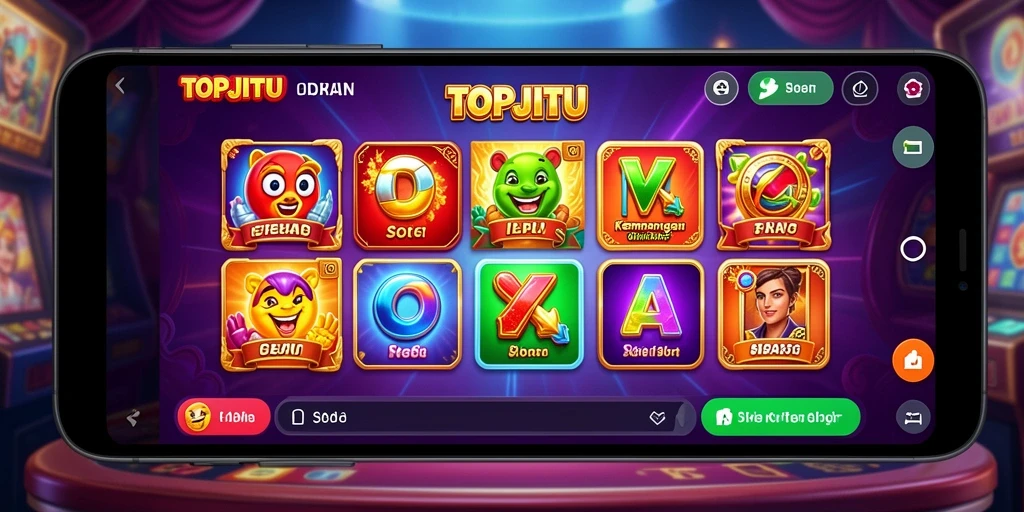 Tampilan gameplay seru dan mengasyikkan di TOPJITU.
