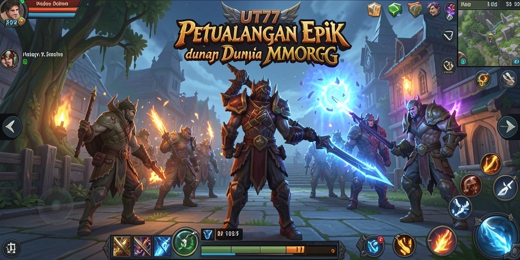 Tampilan gameplay seru dan kolaborasi antar pemain di UT77.